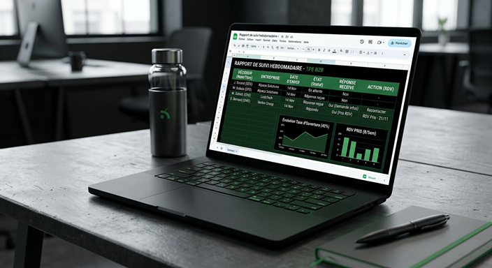 Dashboard reporting hebdomadaire